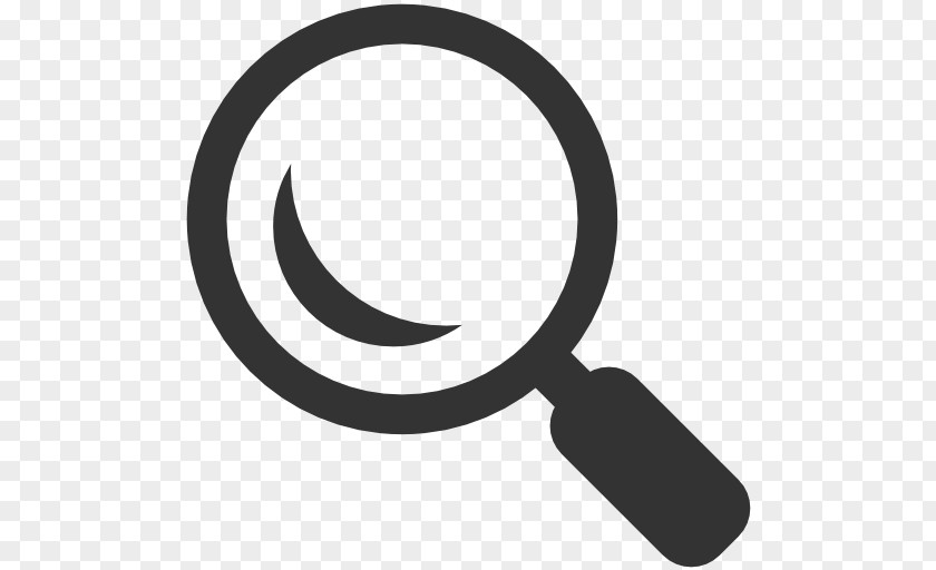 Cartoon Search Icon PNG Icon, gray magnifying glass illustration clipart PNG