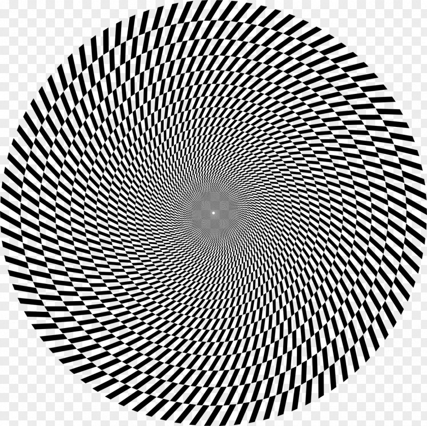 Circle Abstract Optical Illusion Optics Fraser Spiral Barberpole PNG
