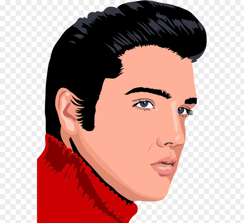 Elvis Presley Cartoon Drawing PNG
