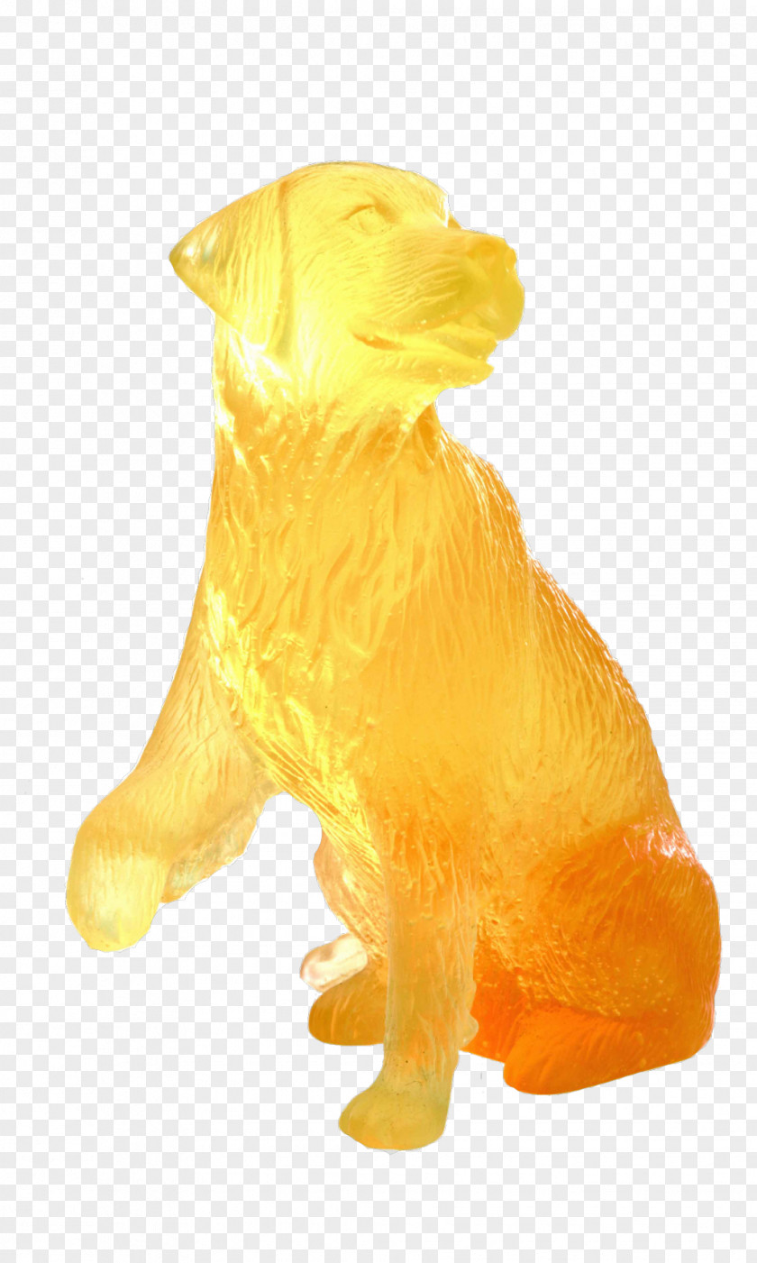 Golden Retriever Figurine Sculpture Puppy PNG