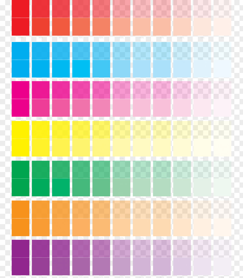 Pastel Color Chart RGB Model Printing Yellow PNG