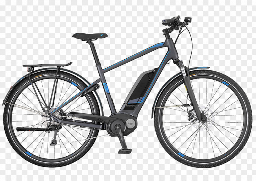 Tour & Travels Scott Sports Electric Bicycle Hybrid Bike Rental PNG