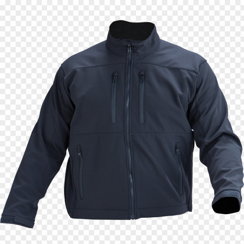 Black Jacket Shell Hoodie Coat Clothing PNG