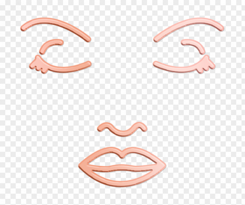 Body Parts Icon Face Of A Woman Outline People PNG