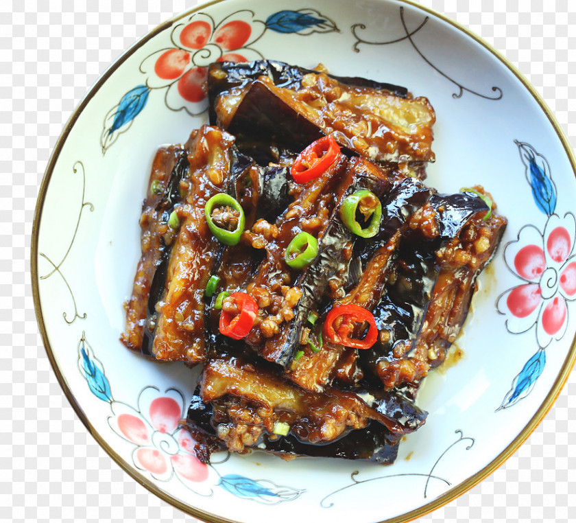 Braised Eggplant Chinese Cuisine Braising Food Cooking Vegetable PNG