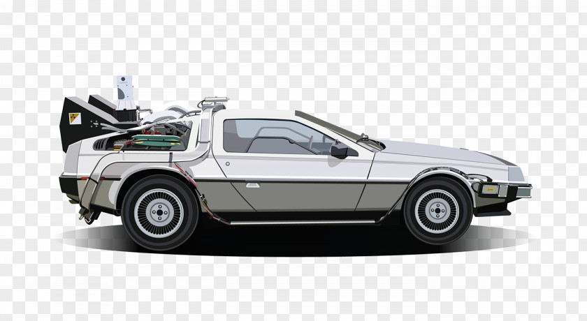 Car DeLorean DMC-12 Motor Company Back To The Future Time Machine PNG