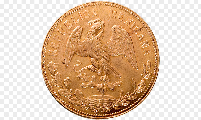 Coin Gold Mexico Medal Investment PNG