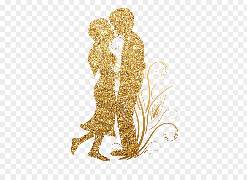 Couple Shadow Kiss PNG