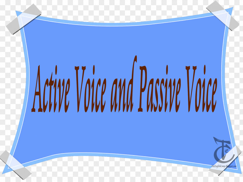 English Camp Passive Voice Verb Subject PNG