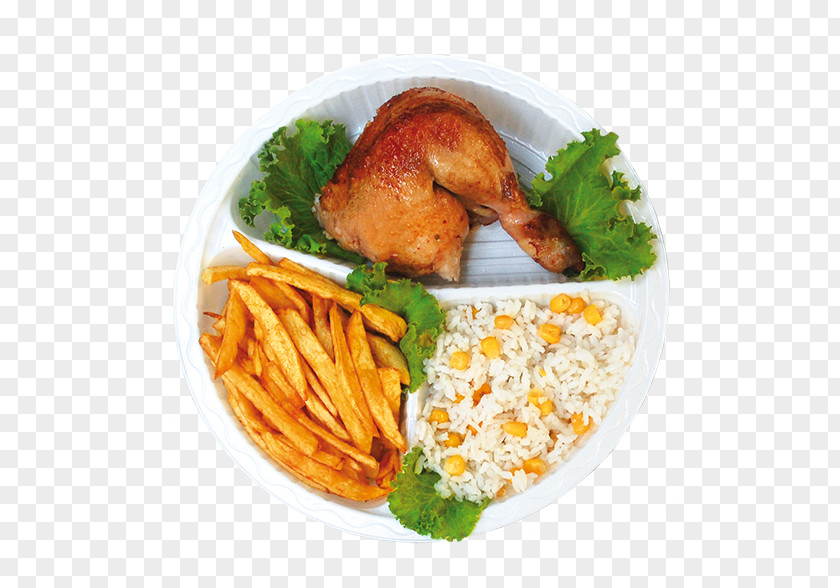 Fried Chicken Bento Breakfast Dinner PNG