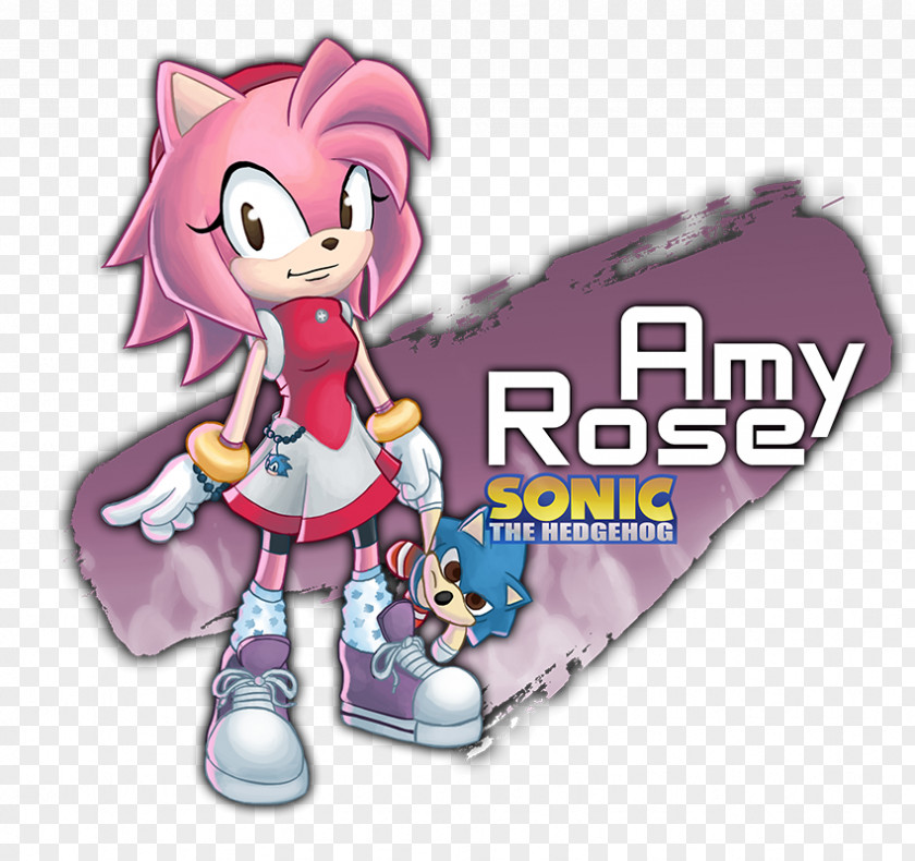 Amy Rose Sonic The Hedgehog & Sega All-Stars Racing Design PNG