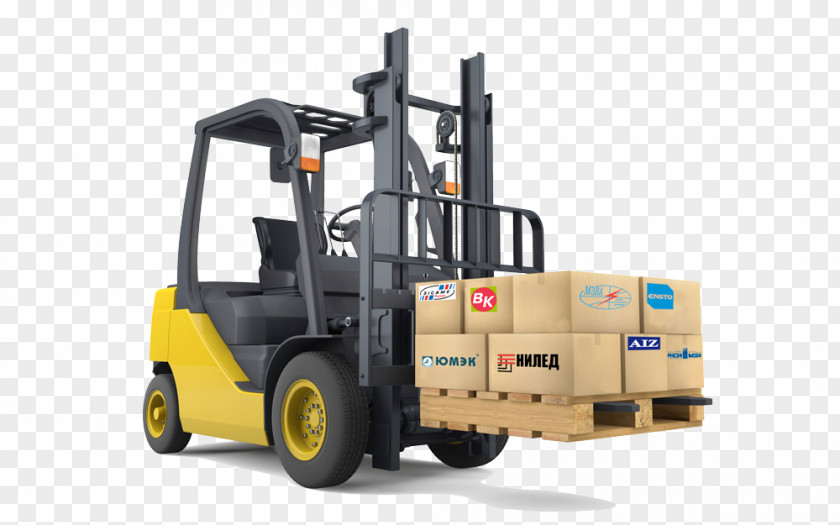 Box Mover Forklift Business Warehouse PNG