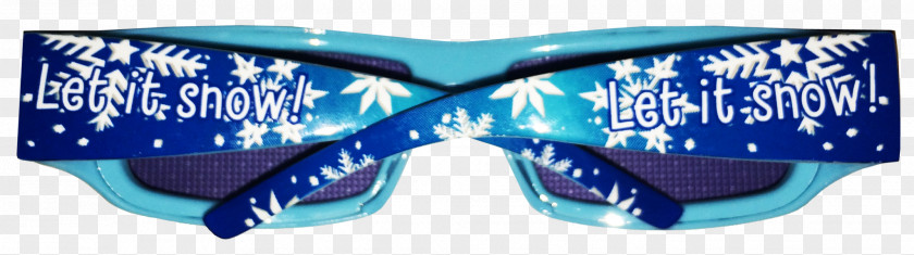 Bright Snowflake Goggles Sunglasses Plastic PNG