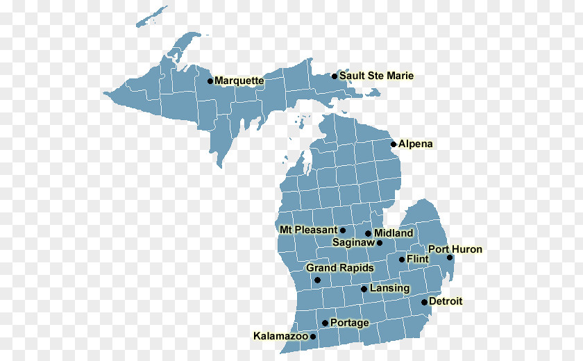 Map Michigan Film Office PNG