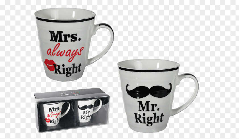 Mr Right Coffee Cup Mug Mrs. Teacup Ceramic PNG