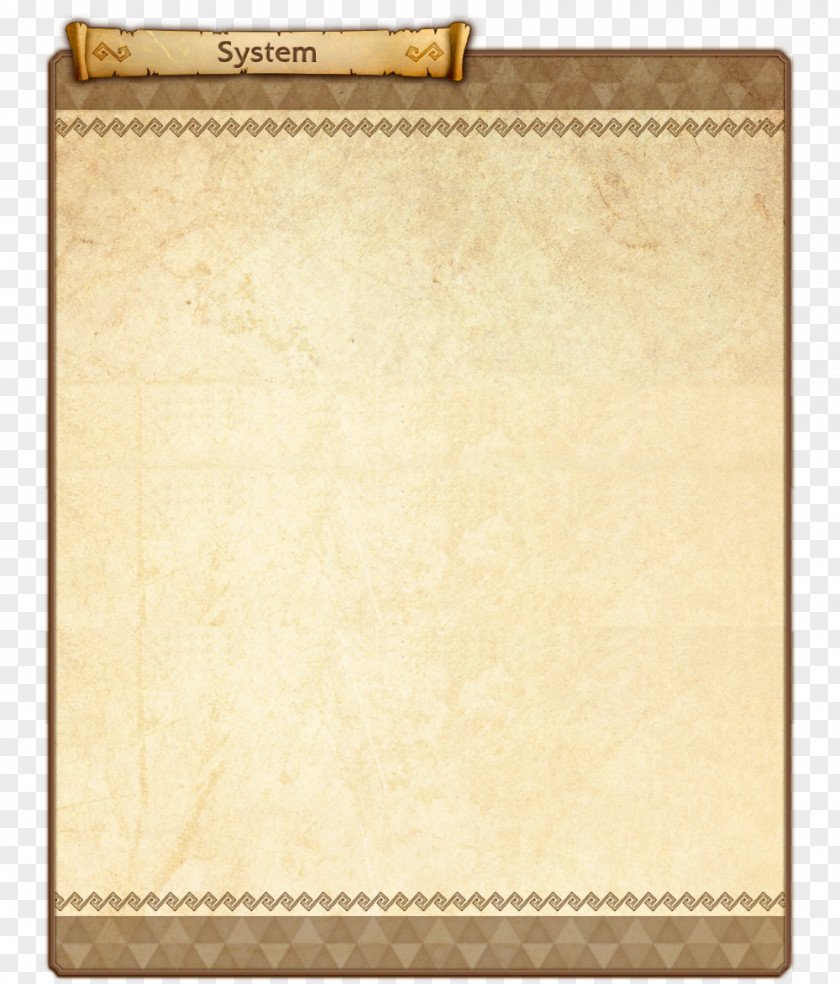 Zelda Paper Brown Beige PNG