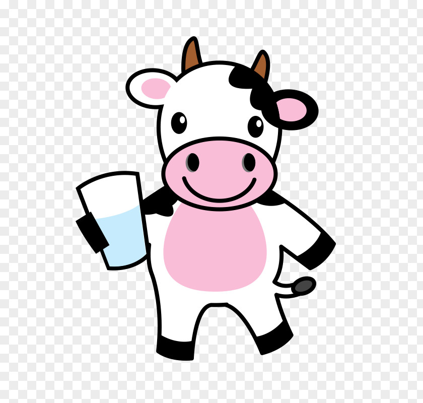 Dairy Cow Cattle Cartoon Drawing Clip Art PNG