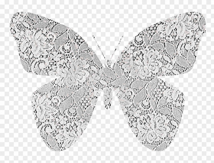 Lace Butterfly Paper Textile PNG