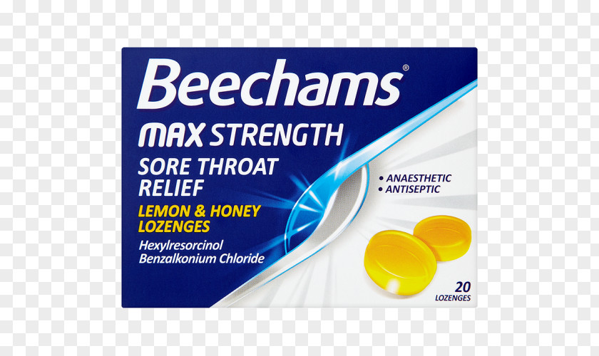 Sore Throat Service Brand Acetaminophen Beechams PNG