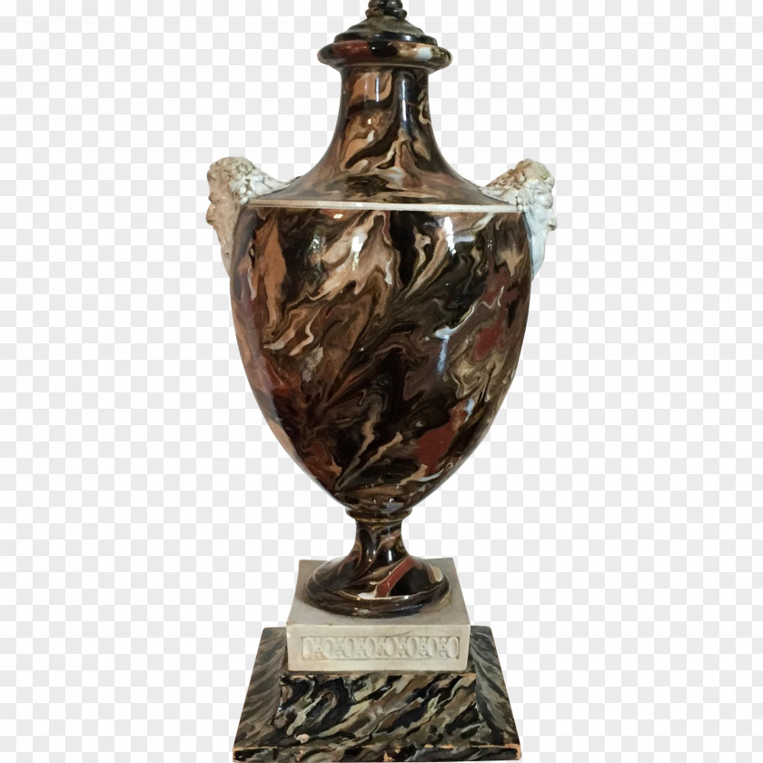 Vase Creamware Urn Agateware Ceramic PNG