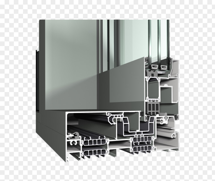 Window Curtain Wall Door Thermal Insulation Aluminium PNG