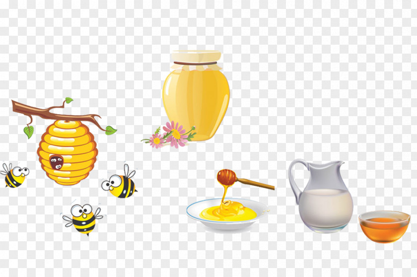 Honey Beehive Pollination Clip Art PNG