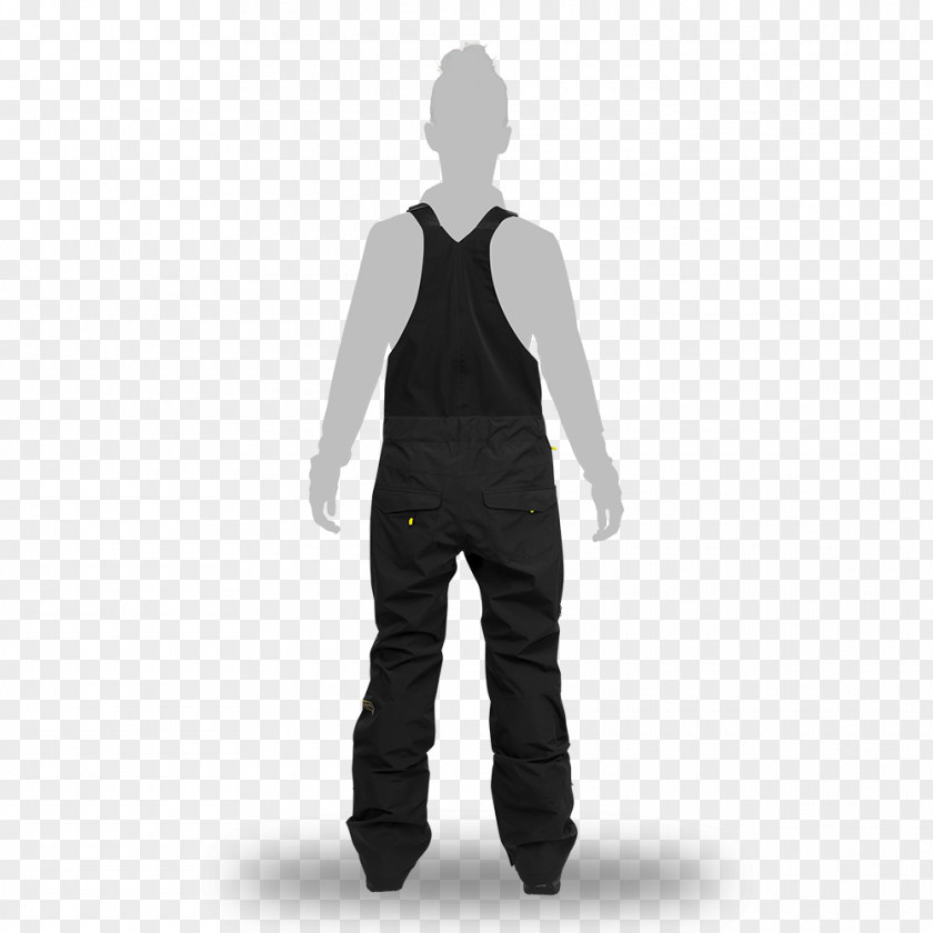 Jeans Shoulder Sleeve Outerwear Black M PNG