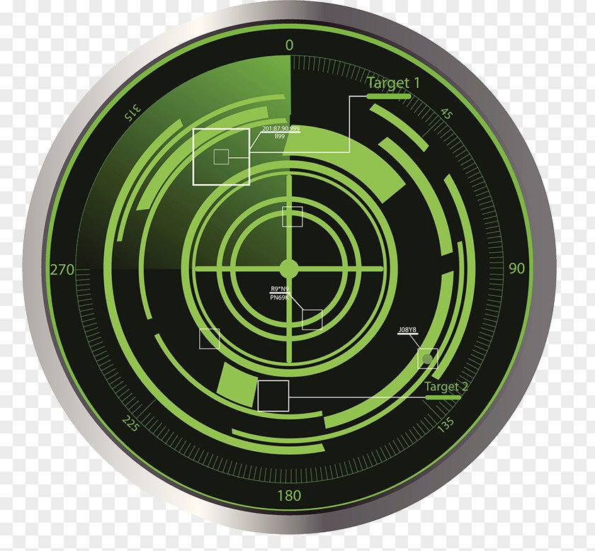 Military Radar Illustration PNG