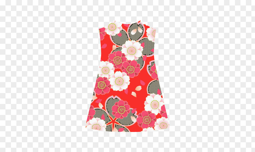 Kimono Pattern Towel T-shirt Paper Cherry Blossom Zazzle PNG