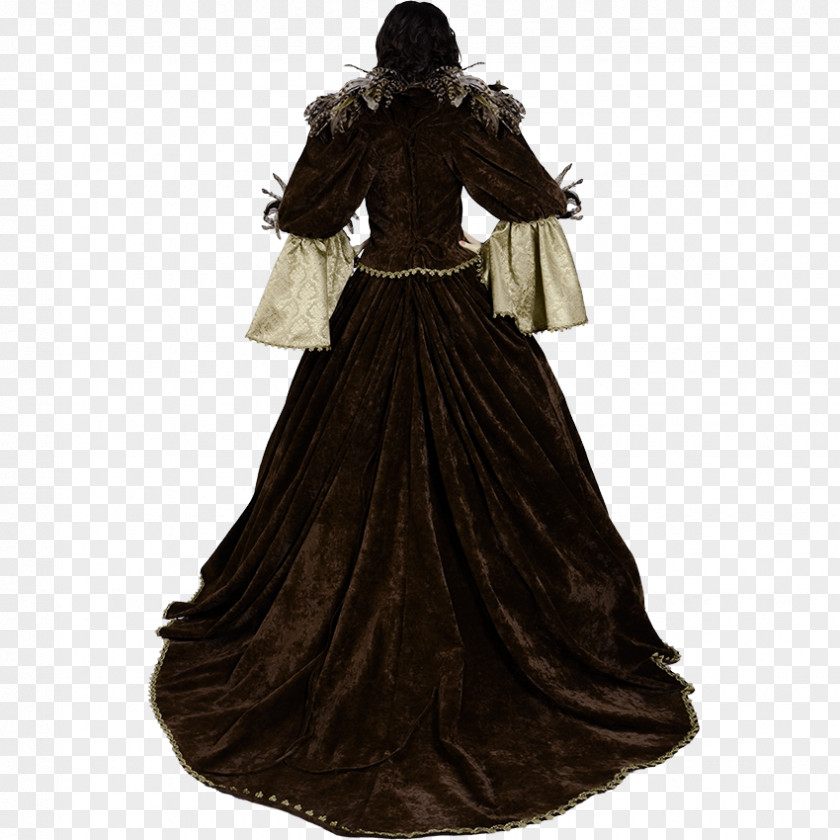 Noble Train Of Artillery Costume Design Gown PNG