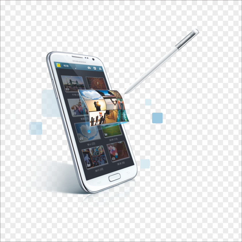 Samsung Galaxy Note II Android Lollipop Phablet PNG