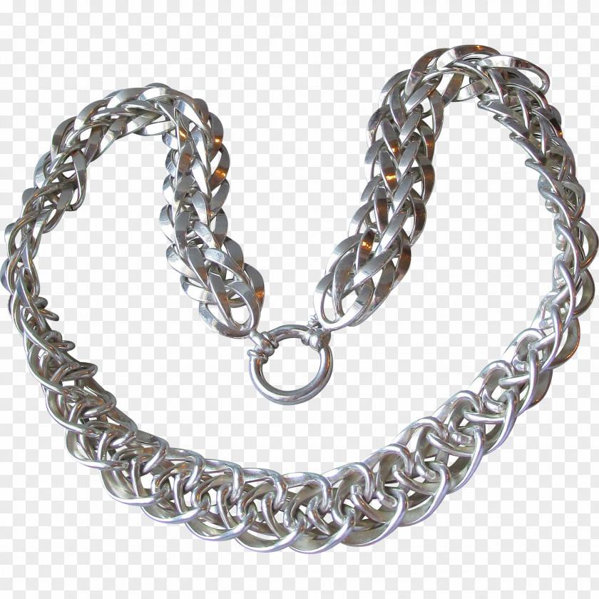 Silver Chain Necklace Jewellery Dog PNG