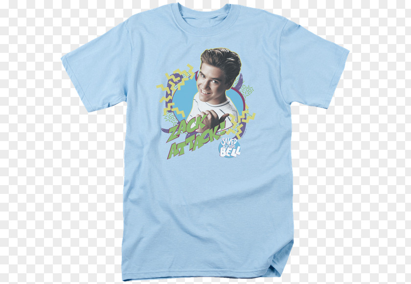 T-shirt Zachary 'Zack' Morris Kelly Kapowski Clothing PNG