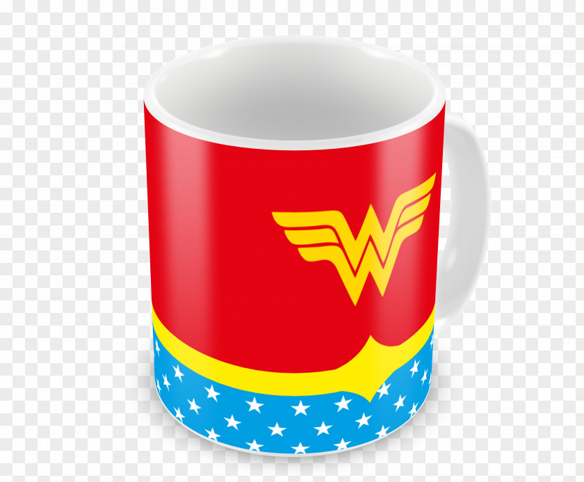 Wonder Woman Mug Brazil Porcelain Lojas Americanas PNG