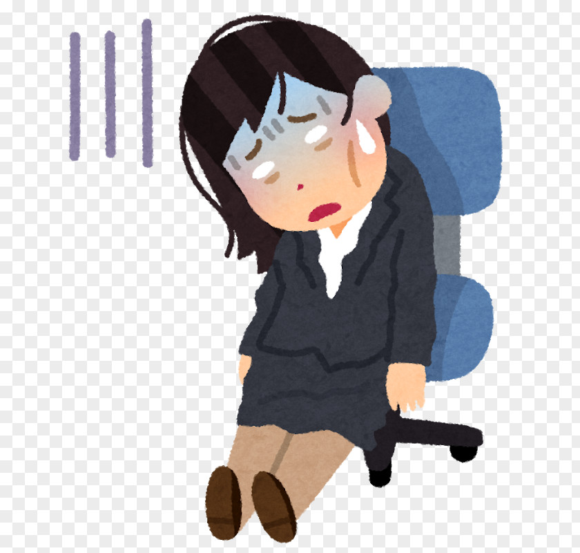 Businesswoman Feeling Tired Body Disease Major Depressive Disorder Stress PNG