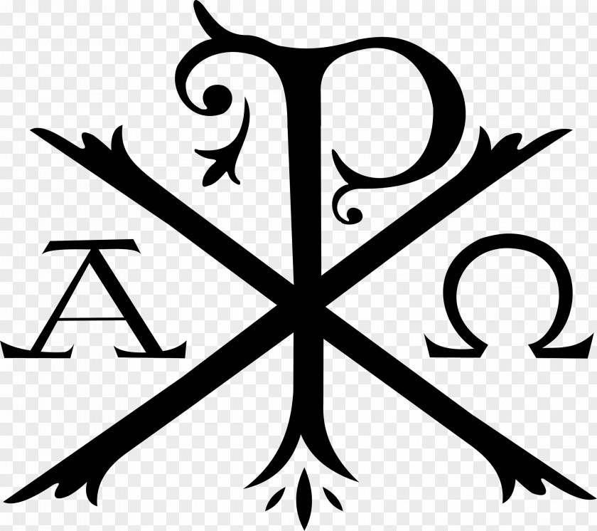 Chi Rho Alpha And Omega Symbol Christianity PNG