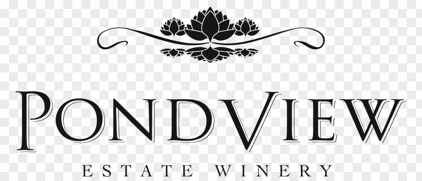 Design Pondview Estate Winery Logo Brand PNG