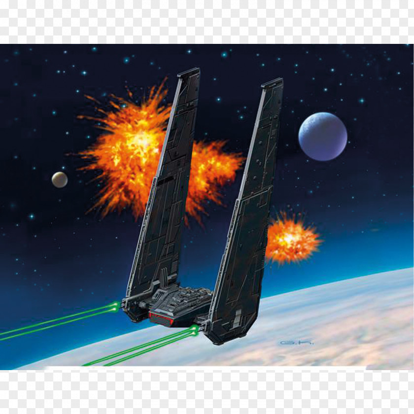 Kylo Ren's Command Shuttle Star Wars Sequel Trilogy TIE Fighter PNG