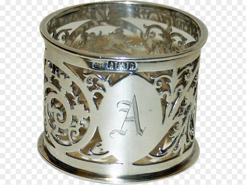 Napkin Rings Cloth Napkins Table Silver Plate PNG