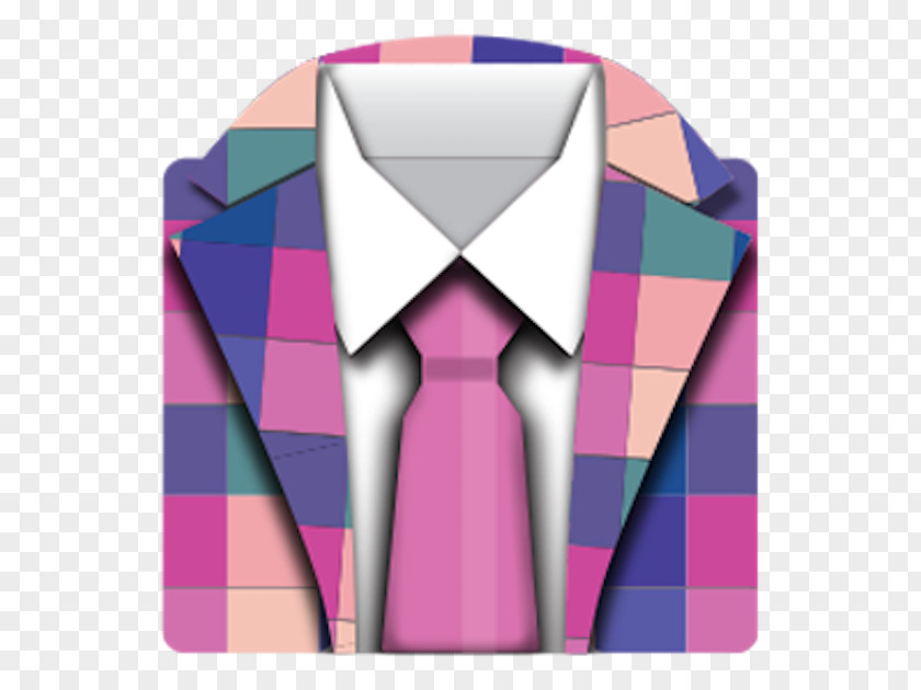 Angle Necktie Square Pattern PNG