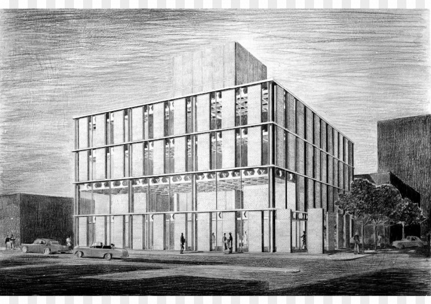 Building Margaret Esherick House Richards Medical Research Laboratories Yale University Art Gallery Brutalist Architecture PNG