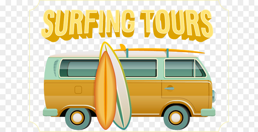 Hawaii Vacation Theme Vector Surfing Poster Surfboard PNG
