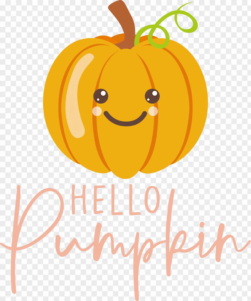 HELLO PUMPKIN Autumn Harvest PNG