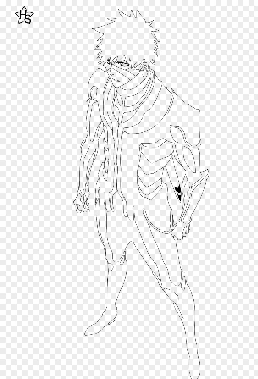 Ichigo Drawing Line Art Cartoon Sketch PNG