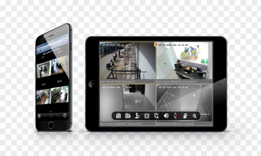 Tablet Phone Closed-circuit Television HDcctv Sharp Focus CCTV System Security PNG