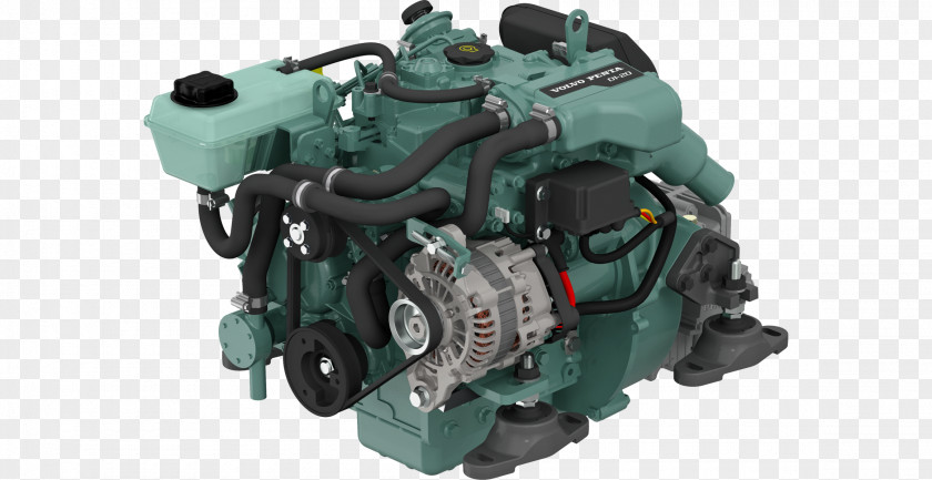 Volvo Fuel Injection Penta Inboard Motor Diesel Engine PNG