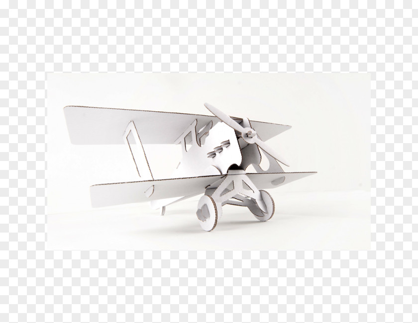 White Plane Airplane Biplane Cardboard Toy Scale Models PNG