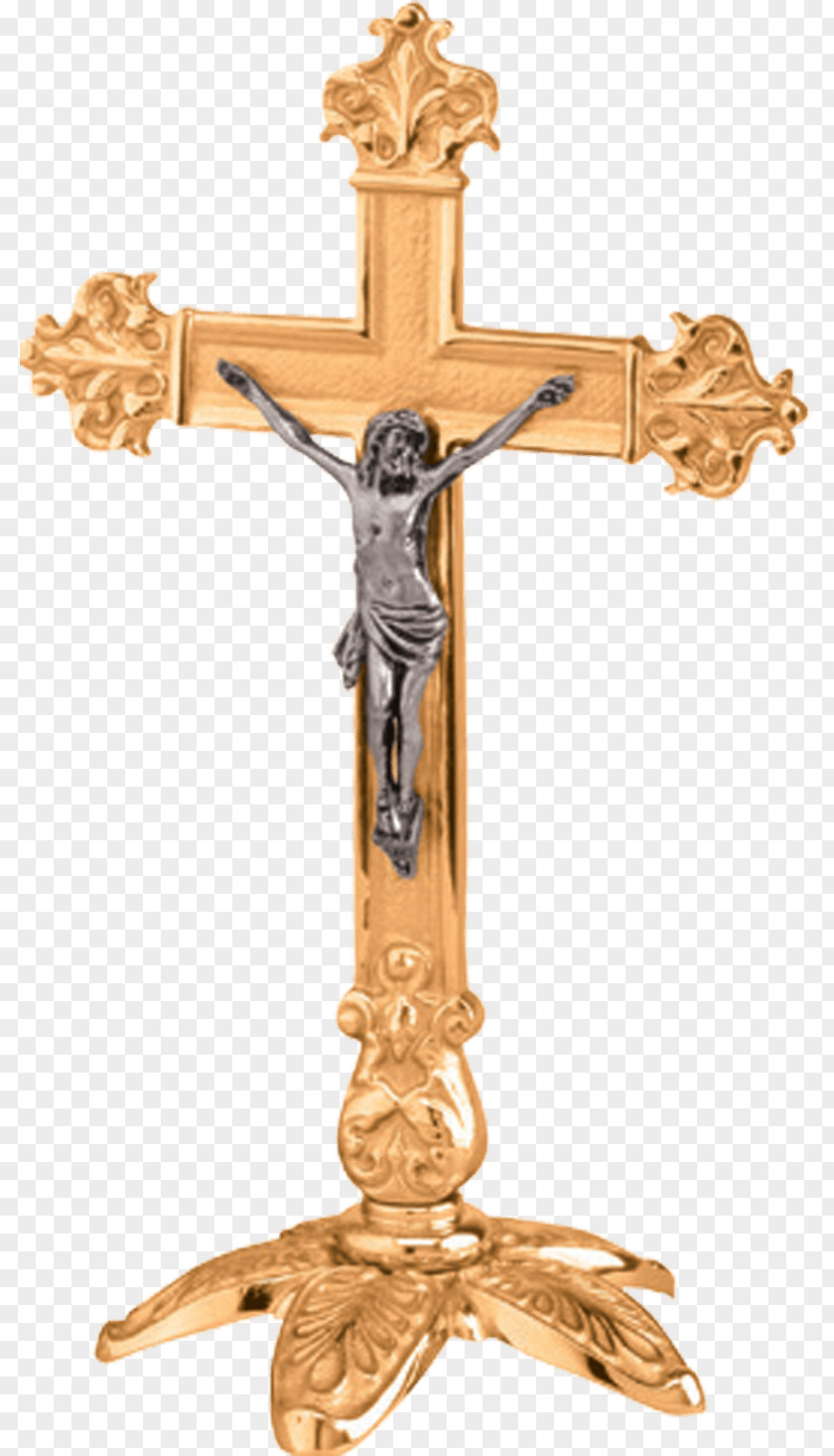 Altar Crucifix Bronze Church PNG