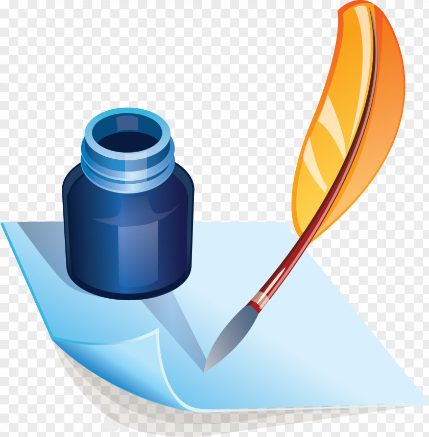 Archaeologist Quill Inkwell Feather PNG