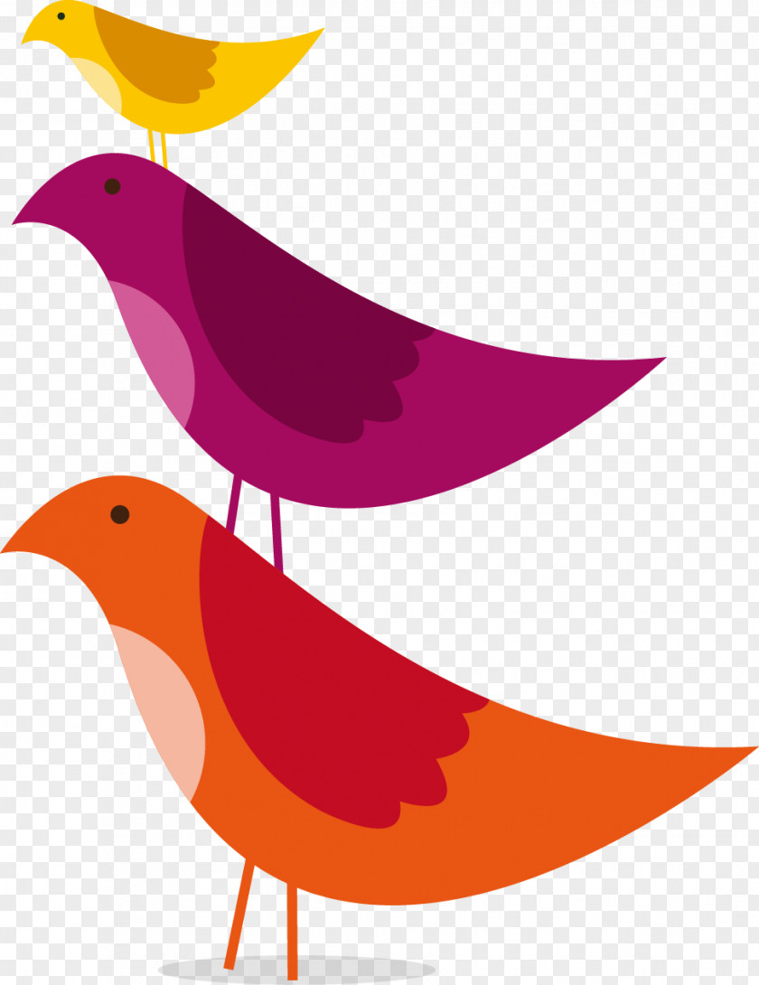 Birds Abstract Color Pattern Bird Clip Art PNG